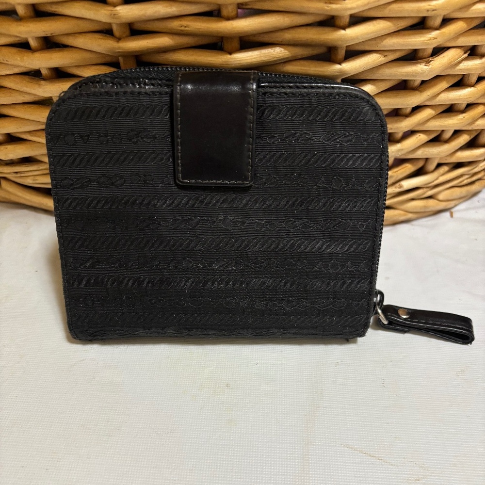 Prada Textured inside out wallet